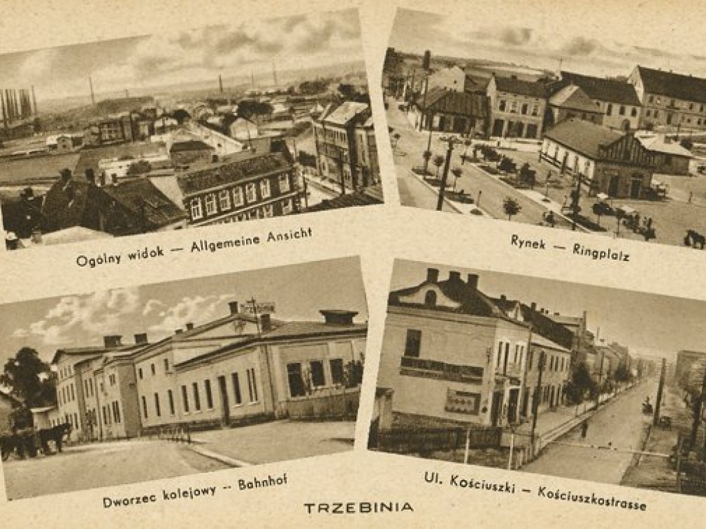 Trzebinia na starych fotografiach