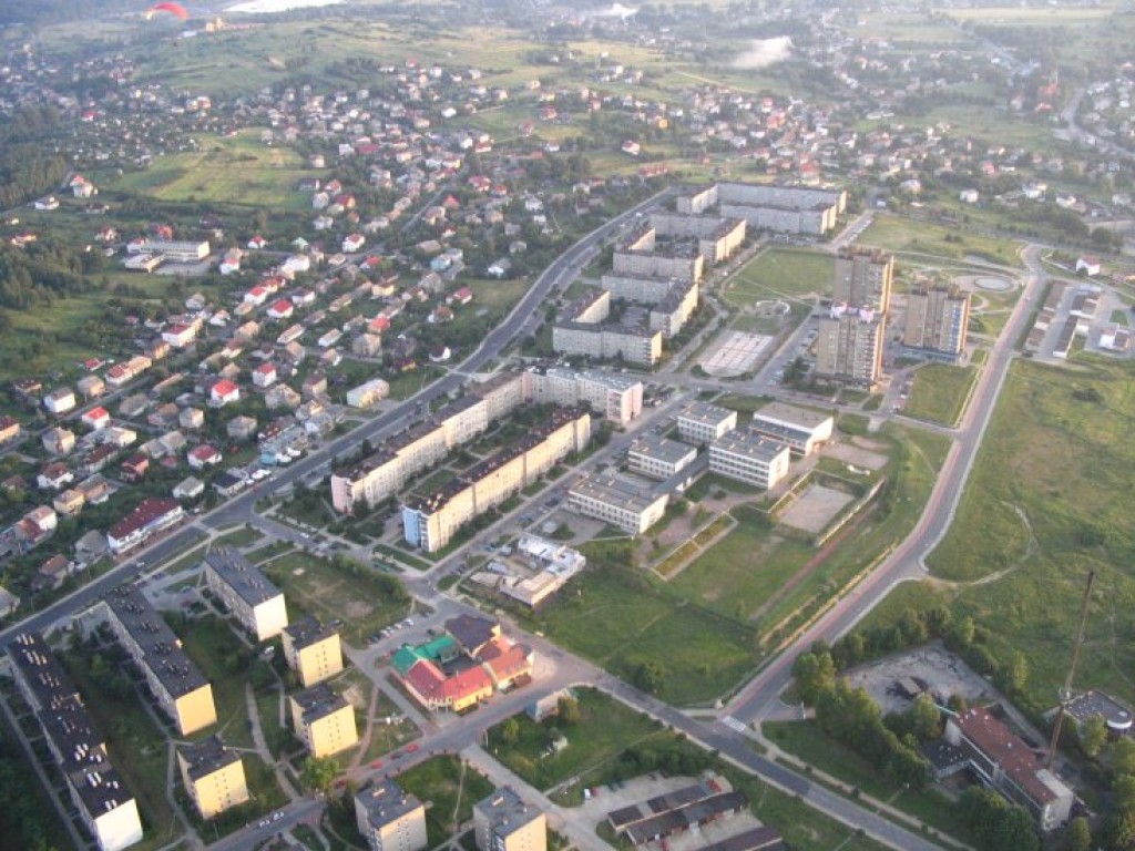Pasje - paralotniarze i ziemia chrzanowska widziana z góry (www.paralotnie.chrzanow.pl)