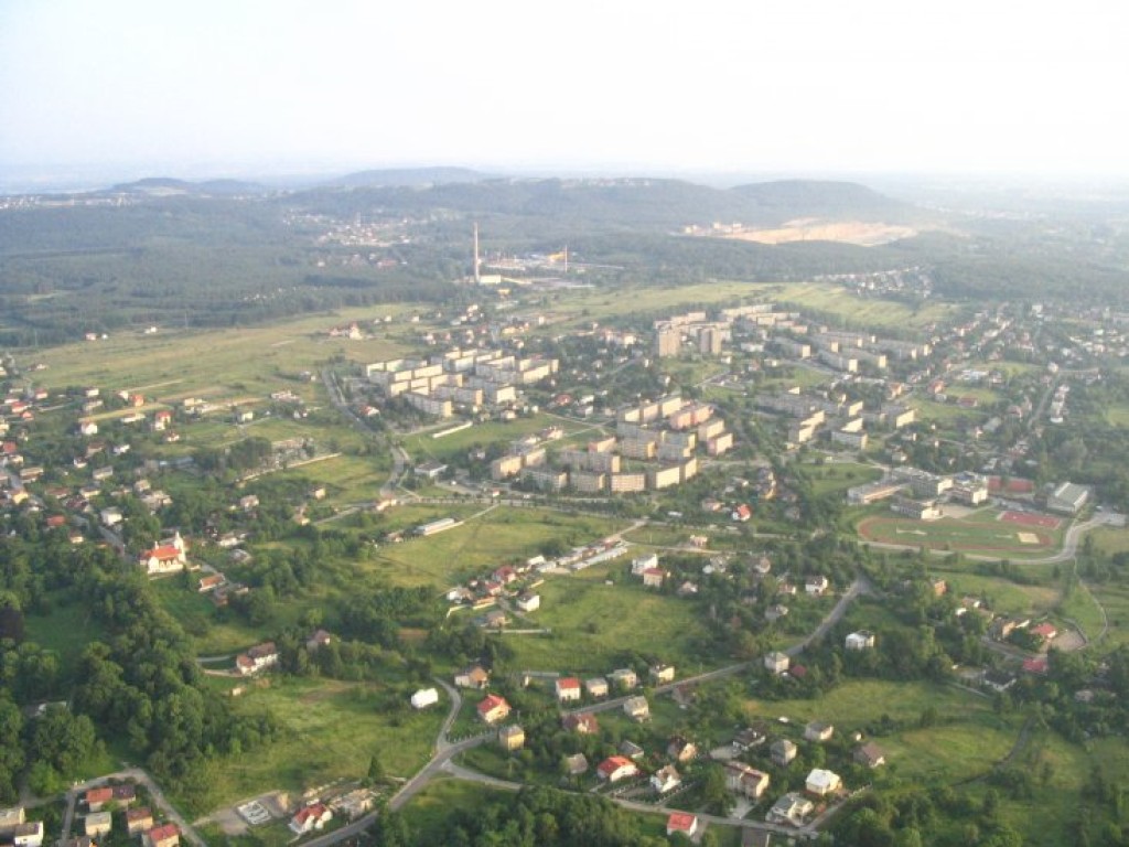 Pasje - paralotniarze i ziemia chrzanowska widziana z góry (www.paralotnie.chrzanow.pl)