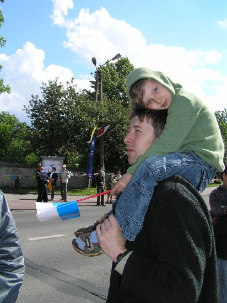 Przejazd papieża Benedykta XVI przez Chrzanów i Libąż 28.05.2006