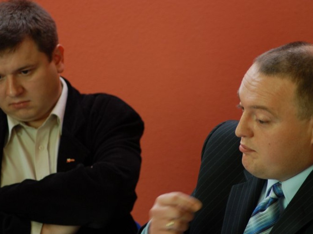 Przedwyborcza debata w redakcji „Przełomu” (kandydaci do rady powiatu) 21.10.2006 r.