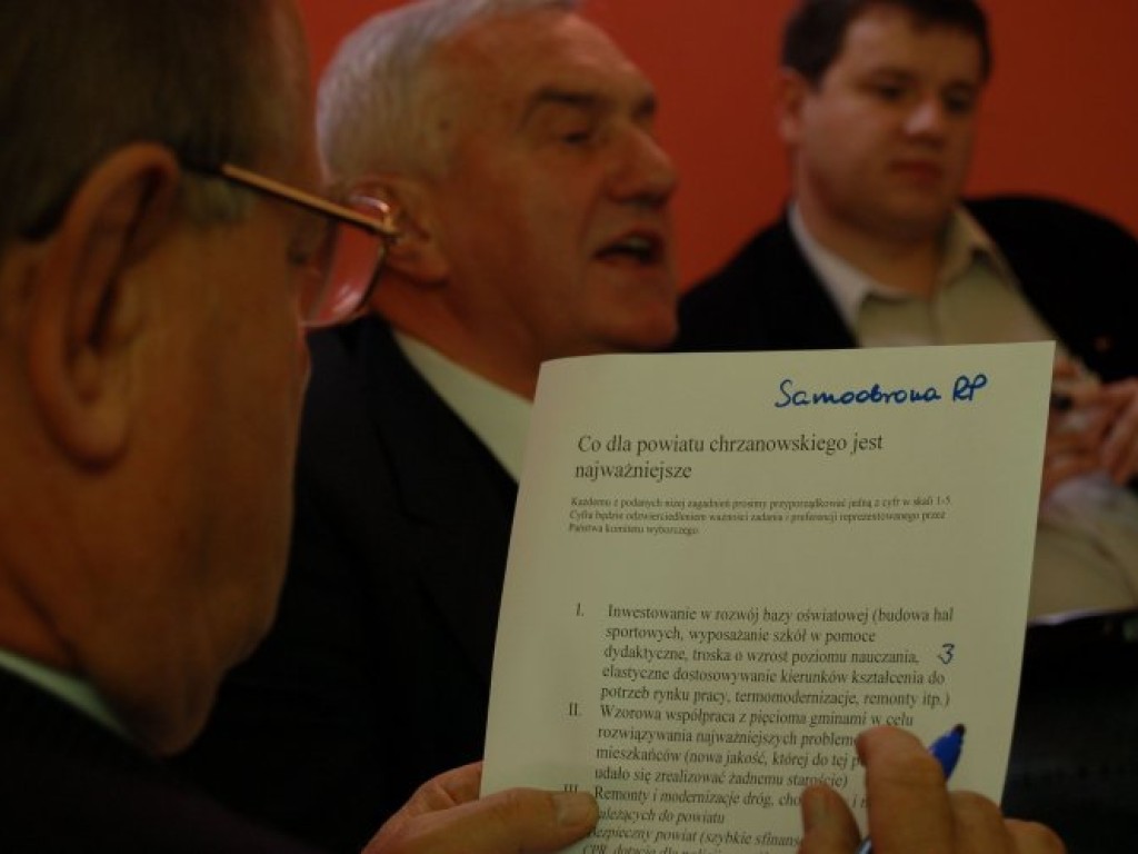 Przedwyborcza debata w redakcji „Przełomu” (kandydaci do rady powiatu) 21.10.2006 r.