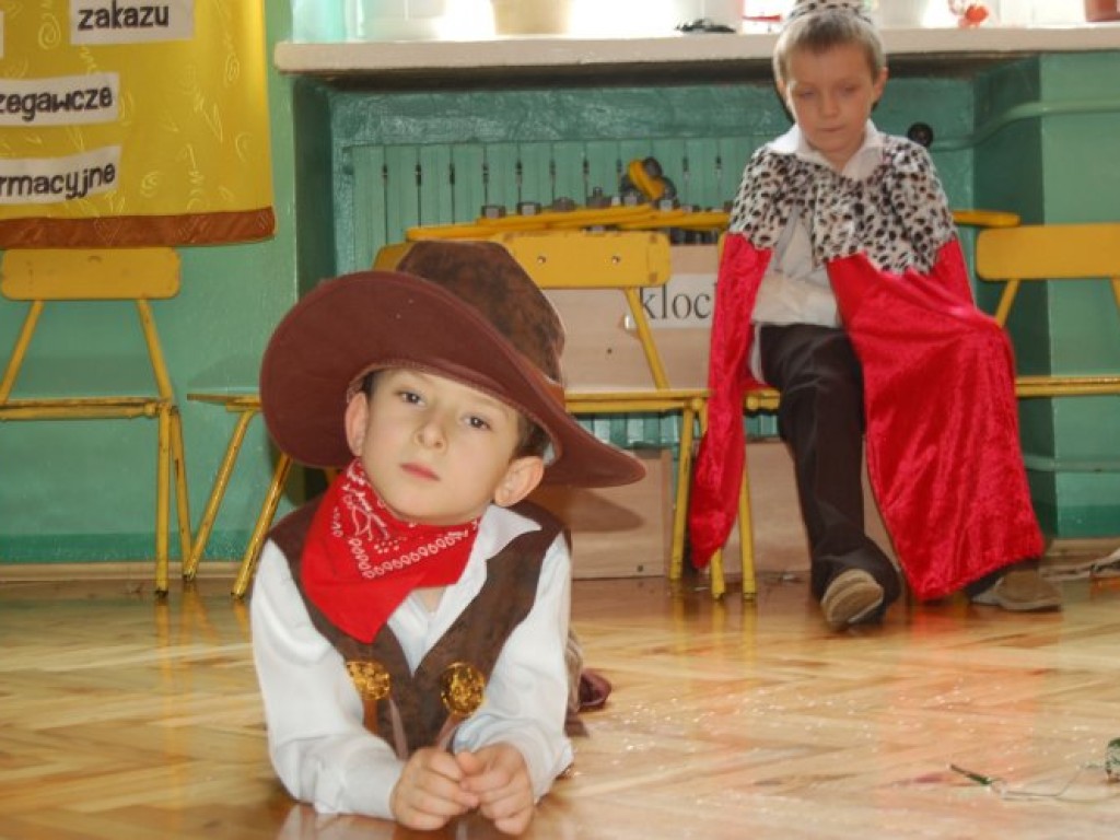 Zabawa karnawałowa w Przedszkolu Samorządowym w Regulicach 15.02.2007 r.