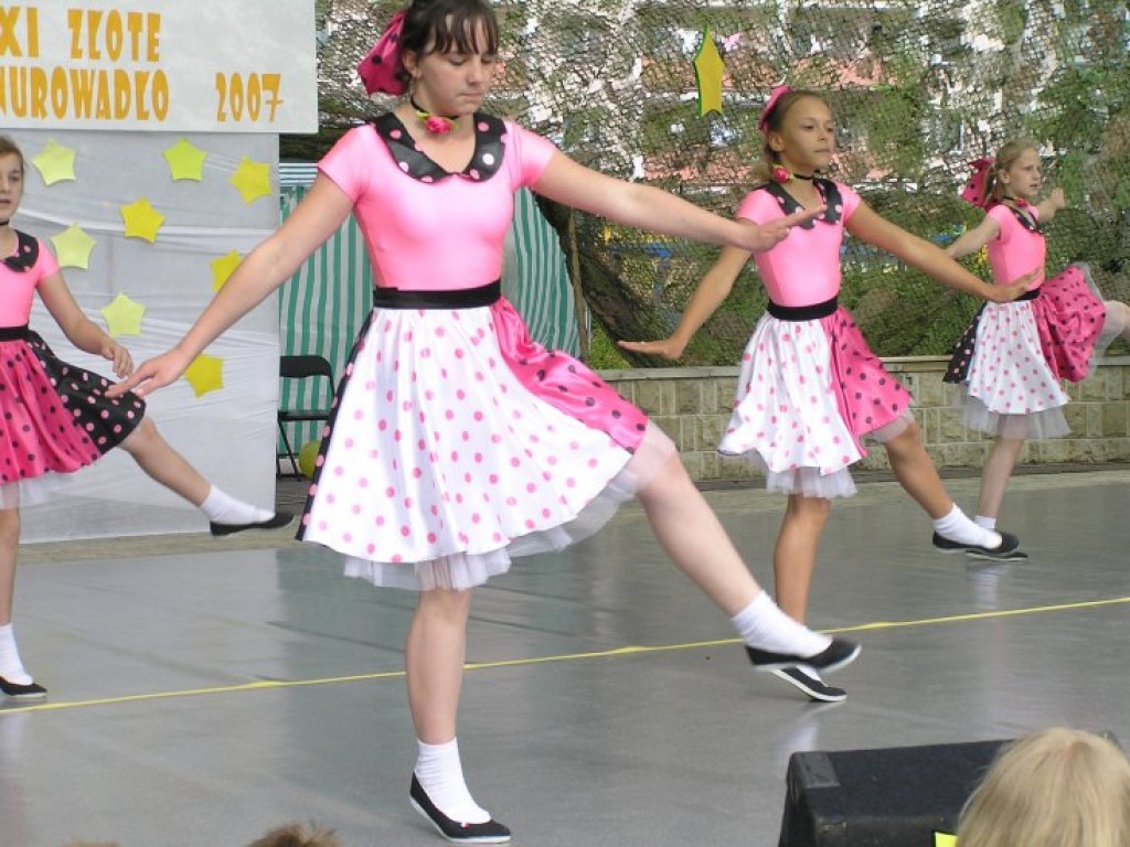 Festiwal Tańca Złote Sznurowadło 2007 na Placu Słonecznym w Libiążu 3.06.2007 r.