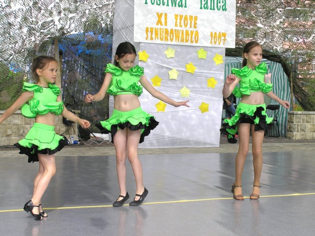 Festiwal Tańca Złote Sznurowadło 2007 na Placu Słonecznym w Libiążu 3.06.2007 r.