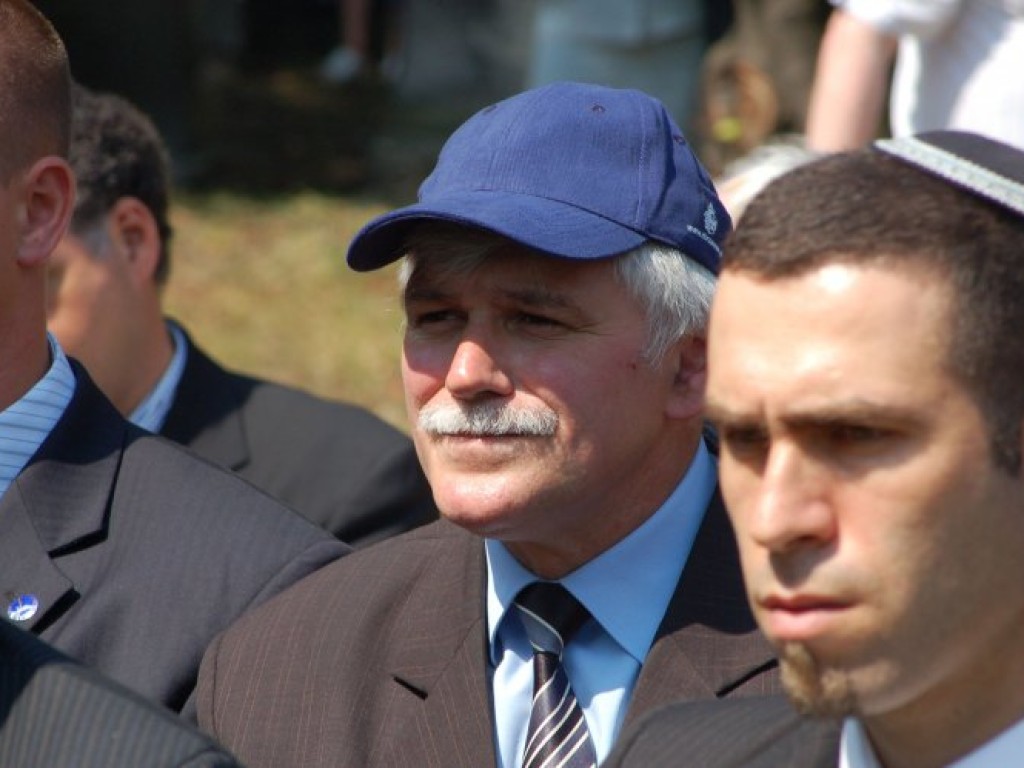 Uroczysta modlitwa na odnowionym cmentarzu żydowskim w Chrzanowie - 7.08.2007 r.