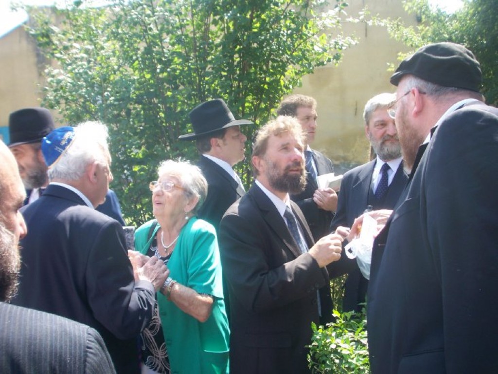 Uroczysta modlitwa na odnowionym cmentarzu żydowskim w Chrzanowie - 7.08.2007 r.