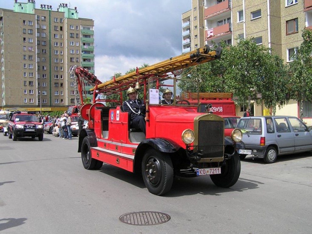 II Powiatowy Dzień Strażaka, Plac Słoneczny w Libiążu – 14.06.2008 r.