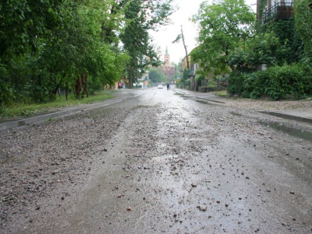 Nawałnica przeszła nad Krzeszowicami - 23.06.2008 r.