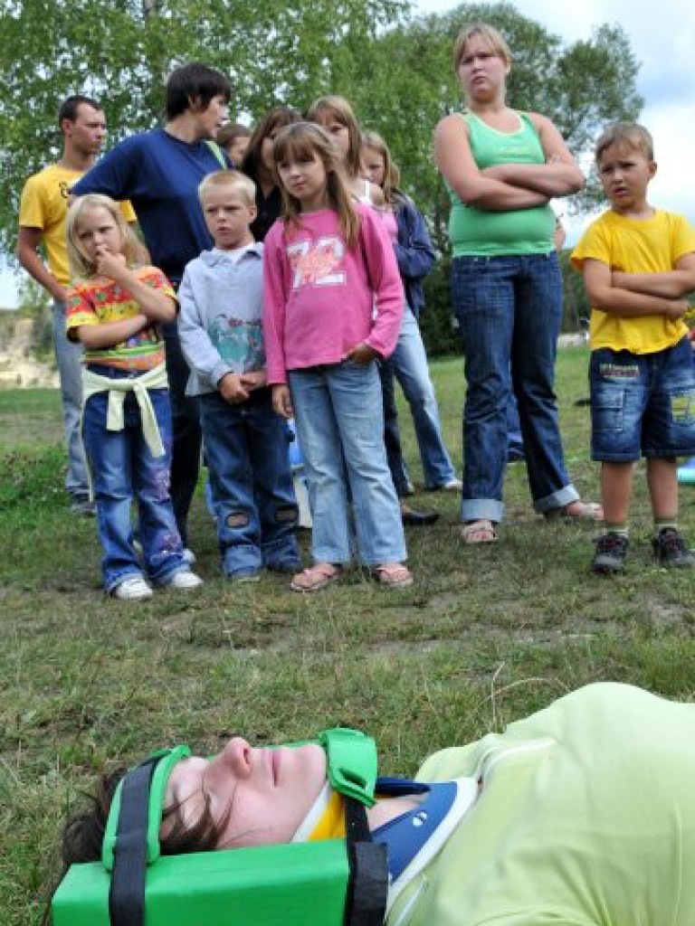 Dziecięco-Młodzieżowa Olimpiada Ratownicza nad akwenem Balaton w Trzebini - 23.08.2008 r.
