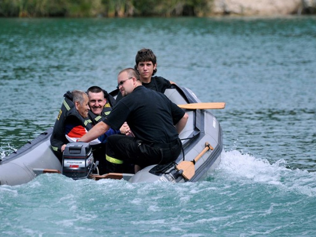 Dziecięco-Młodzieżowa Olimpiada Ratownicza nad akwenem Balaton w Trzebini - 23.08.2008 r.