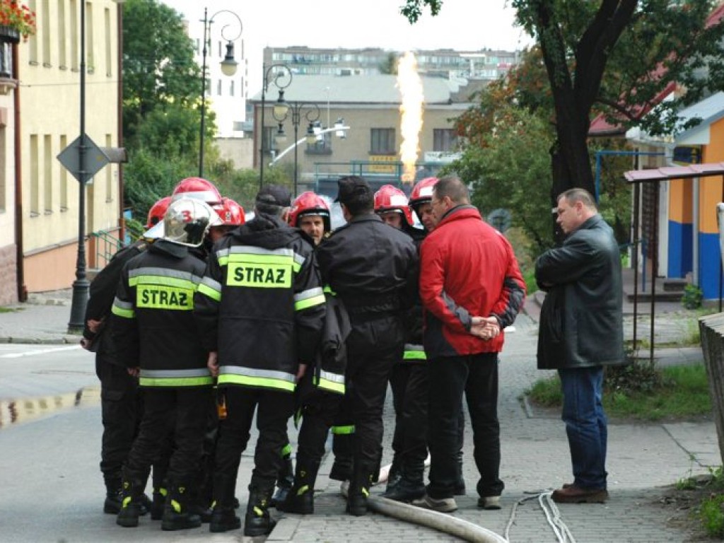 Pożar cysterny 26-27.09.2008 r. - zdjęcia z Komendy Powiatowej Państwowej Straży Pożarnej w Chrzanowie