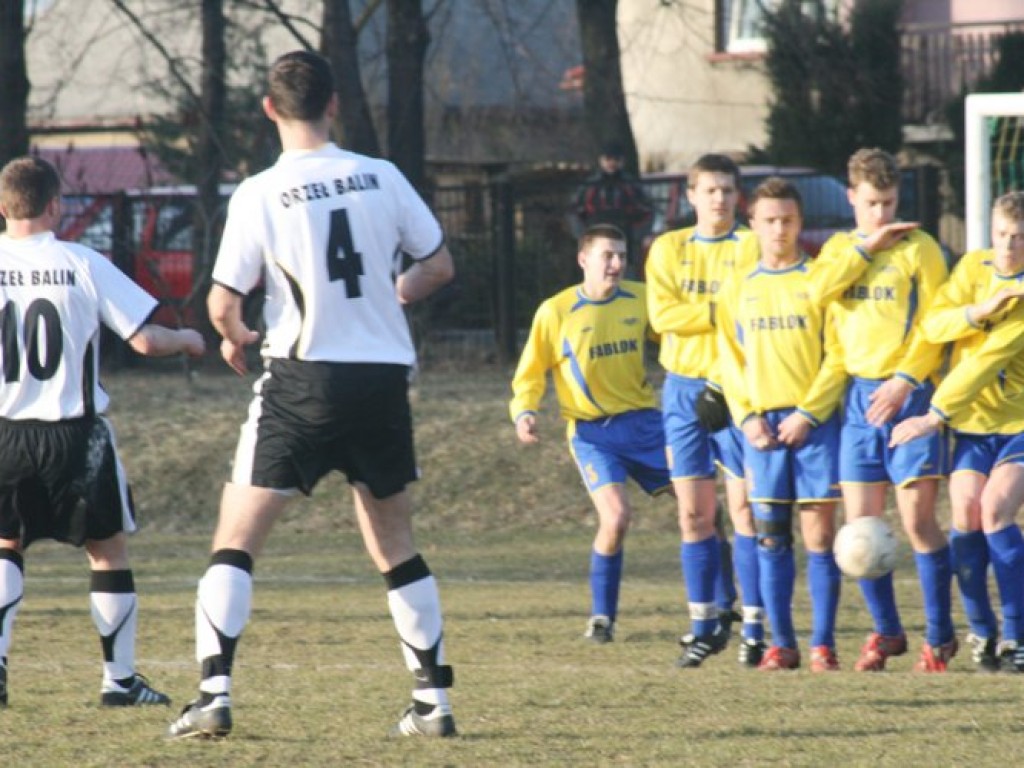 Puchar Polski: mecz Orzeł Balin-Fablok Chrzanów – 14.03.2009