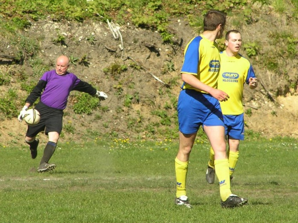 Mecz Ruch Młoszowa-MKS Trzebinia II 3-5 - 25.04.2009