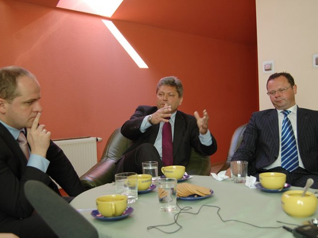 Debata kandydatów do Europarlamentu z okręgu małopolsko-świętokrzyskiego w redakcji „Przełomu”- 28.05.2009 r.