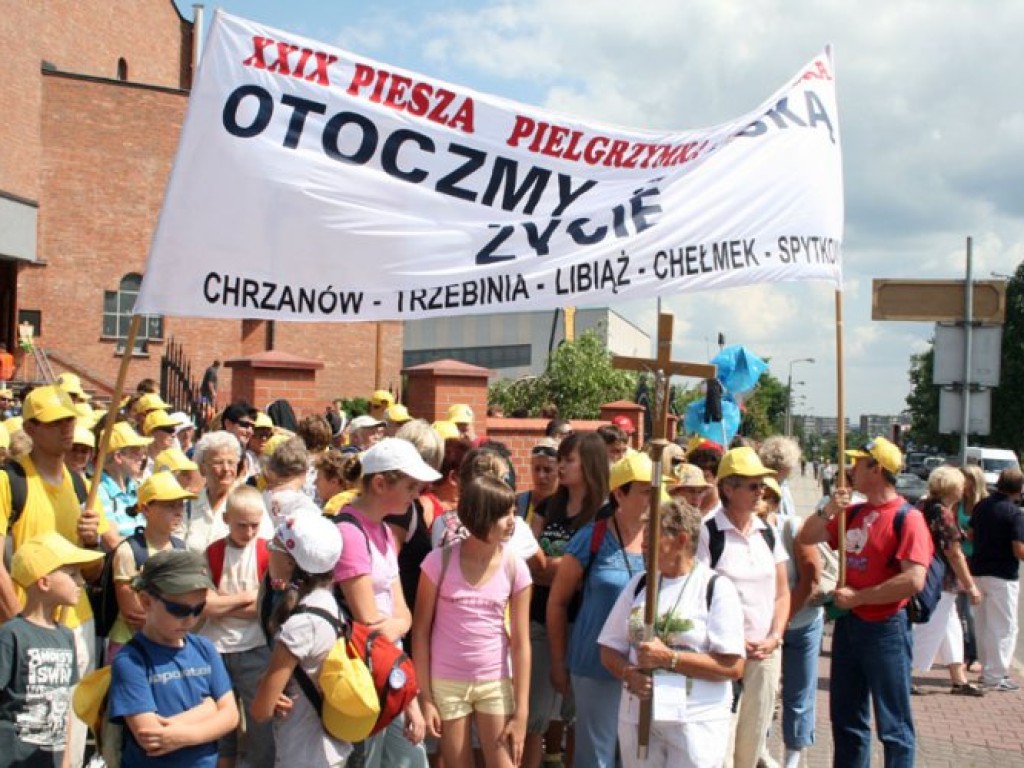 Pielgrzymi ruszyli z Chrzanowa do Częstochowy - 7.08.2009