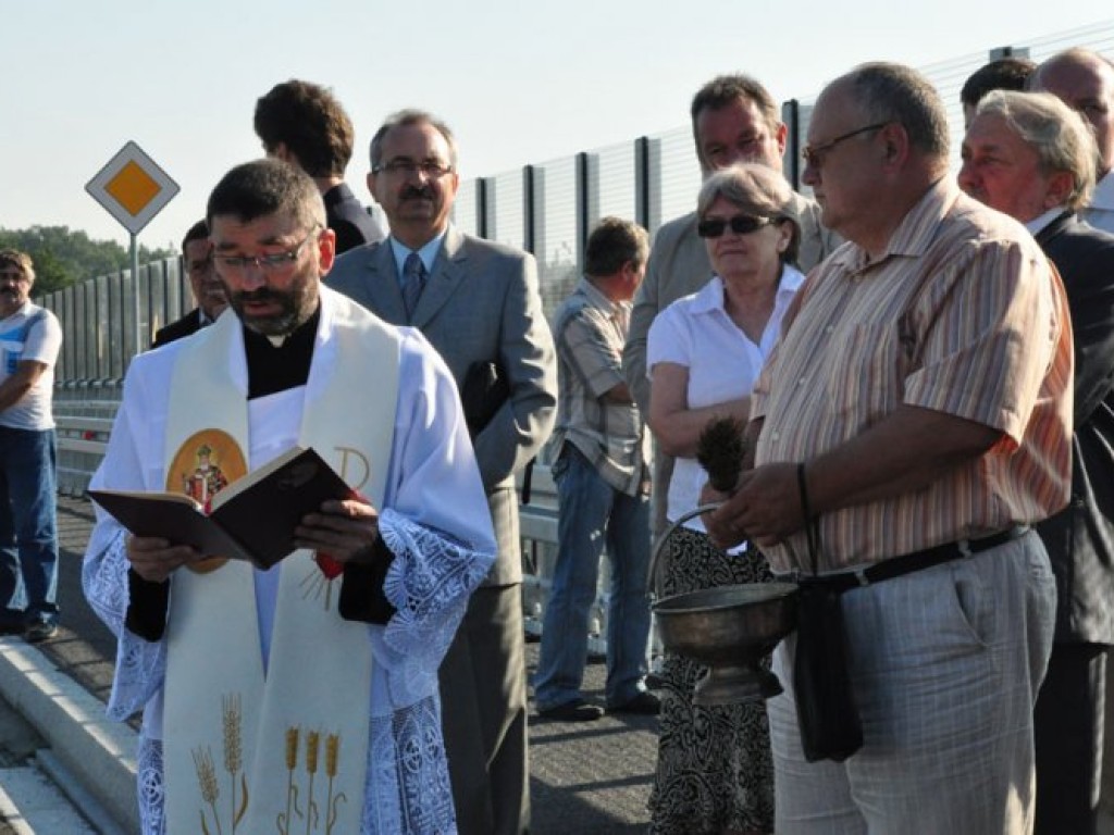 Otwarcie wiaduktu w Kroczymiechu – 8.08.2009 r.