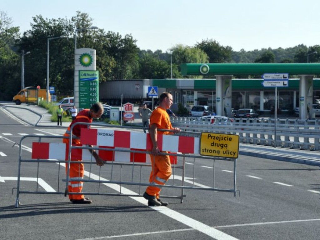 Otwarcie wiaduktu w Kroczymiechu – 8.08.2009 r.