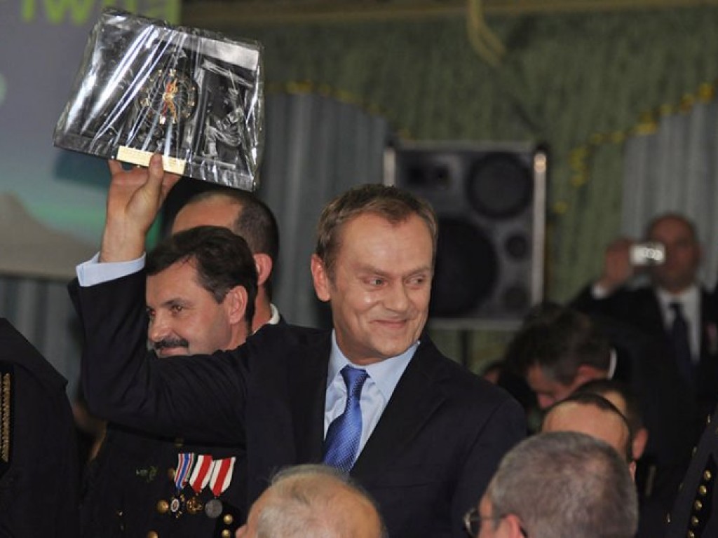 Premier Donald Tusk na Barbórce w Libiążu – 4.12.2009