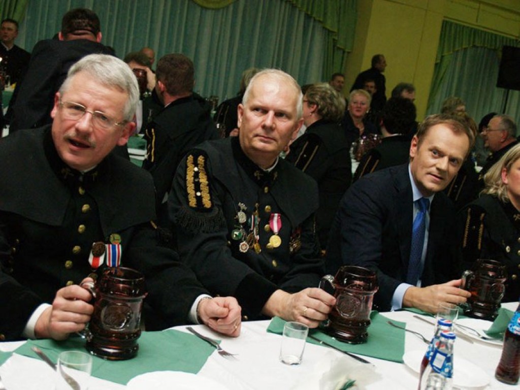 Premier Donald Tusk na Barbórce w Libiążu – 4.12.2009