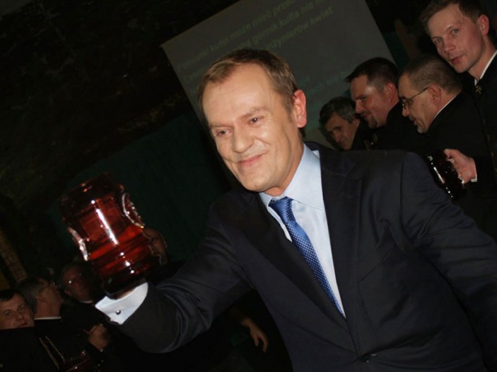 Premier Donald Tusk na Barbórce w Libiążu – 4.12.2009