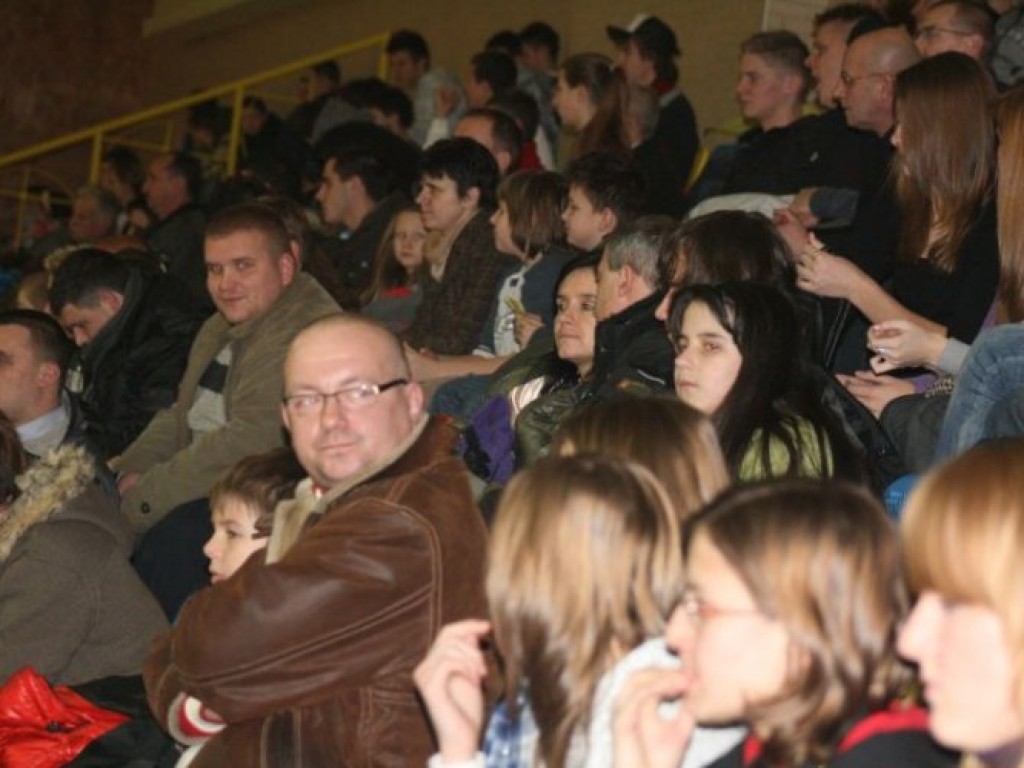 Mecz juniorskich reprezentacji siatkarek Polski i Słowacji - Chrzanów 29.12.2009