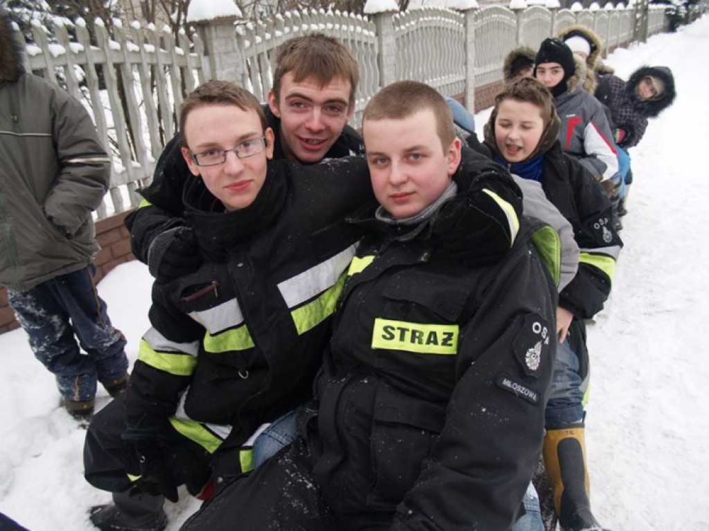 Kulig zorganizowany przez strażaków z OSP Młoszowa - 21.01.2010