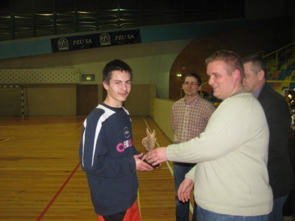 Zakończenie rozgrywek Młodej Chrzanowskiej Ligi Futsalu - marzec 2010