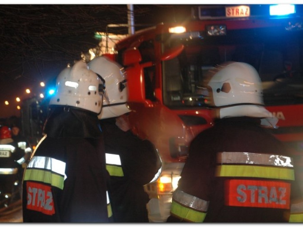 Pożar stolarni w Libiążu - 22.03.2010