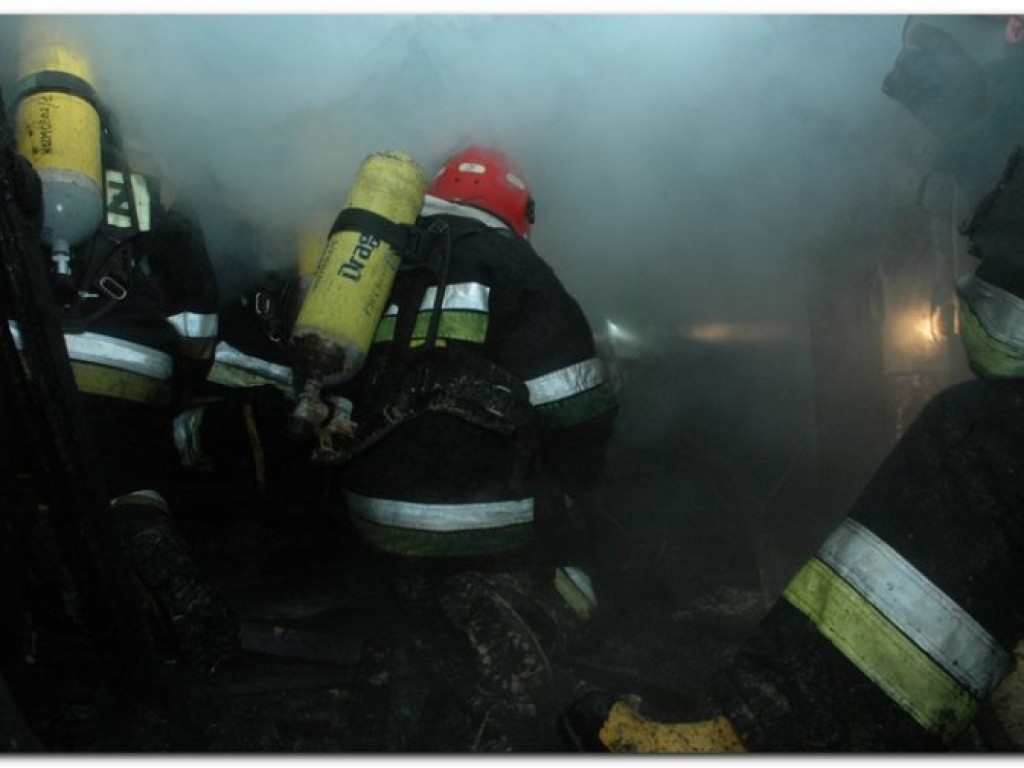 Pożar stolarni w Libiążu - 22.03.2010