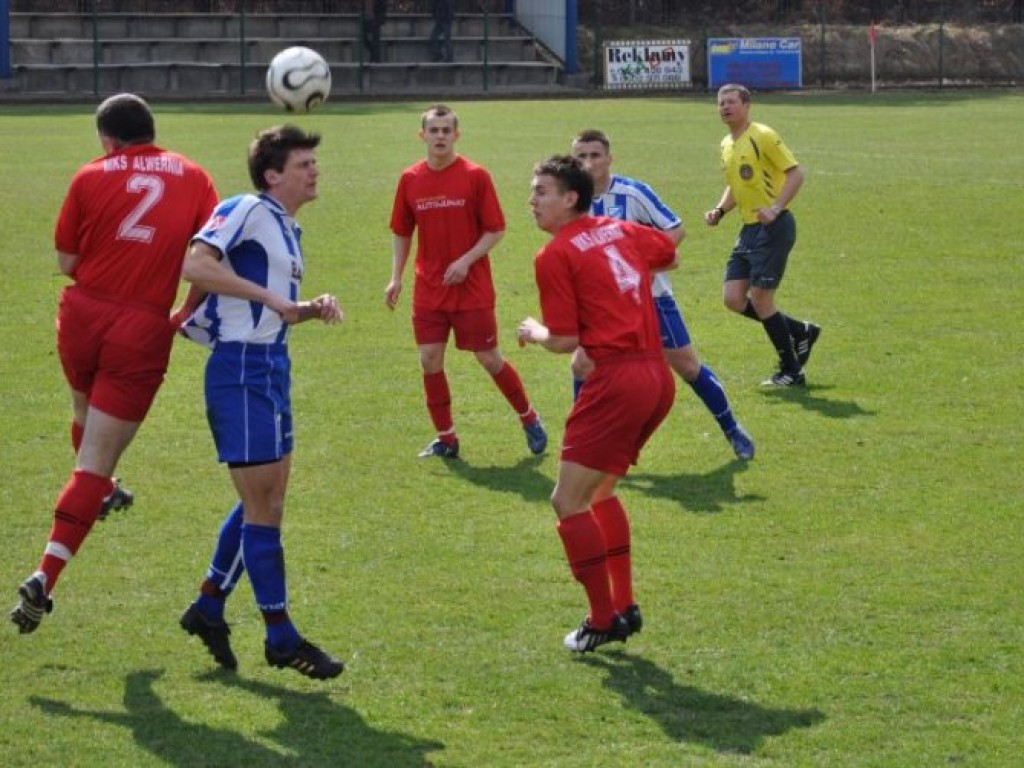 Mecz MKS Alwernia-Orlicz Suchedniów 2-0 – 3.04.2010 r.