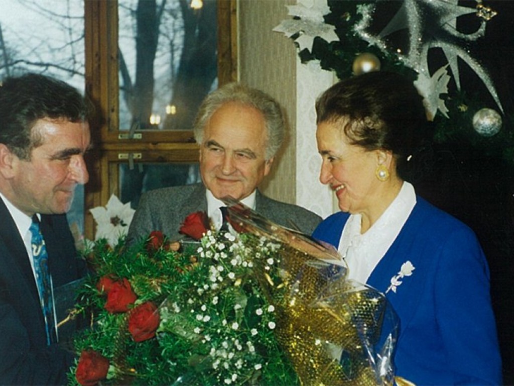 Dwie wizyty ostatniego prezydenta RP na uchodźstwie Ryszarda Kaczorowskiego w Trzebini - styczeń, czerwiec 1998 r.