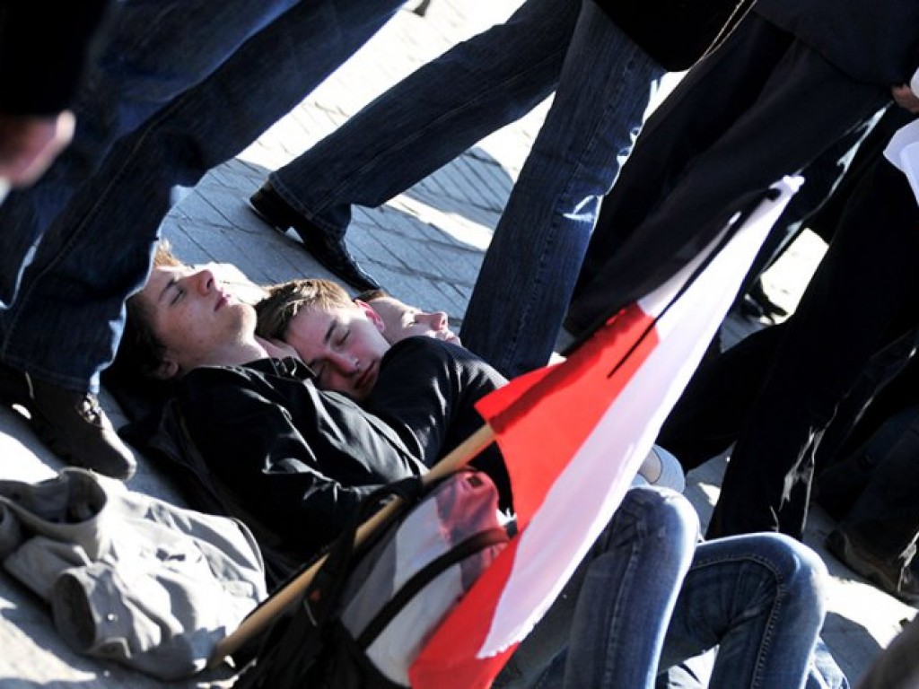 Ostatnie pożegnanie Marii i Lecha Kaczyńskich w Krakowie – 18.04.2010 r.