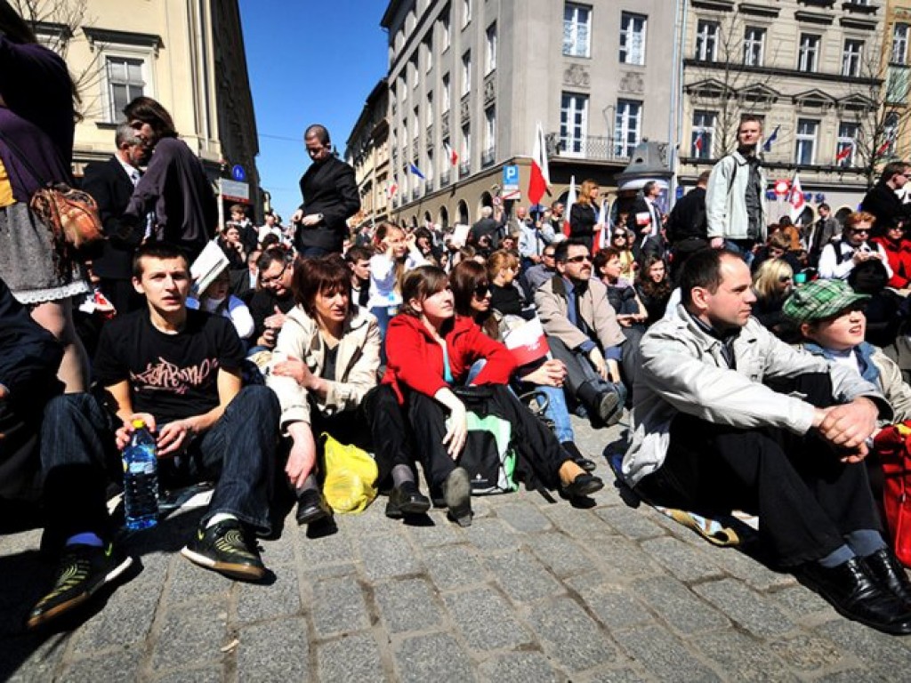 Ostatnie pożegnanie Marii i Lecha Kaczyńskich w Krakowie – 18.04.2010 r.
