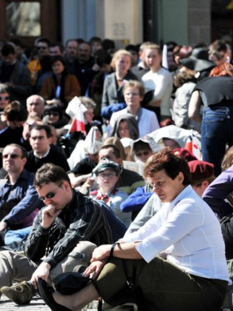 Ostatnie pożegnanie Marii i Lecha Kaczyńskich w Krakowie – 18.04.2010 r.