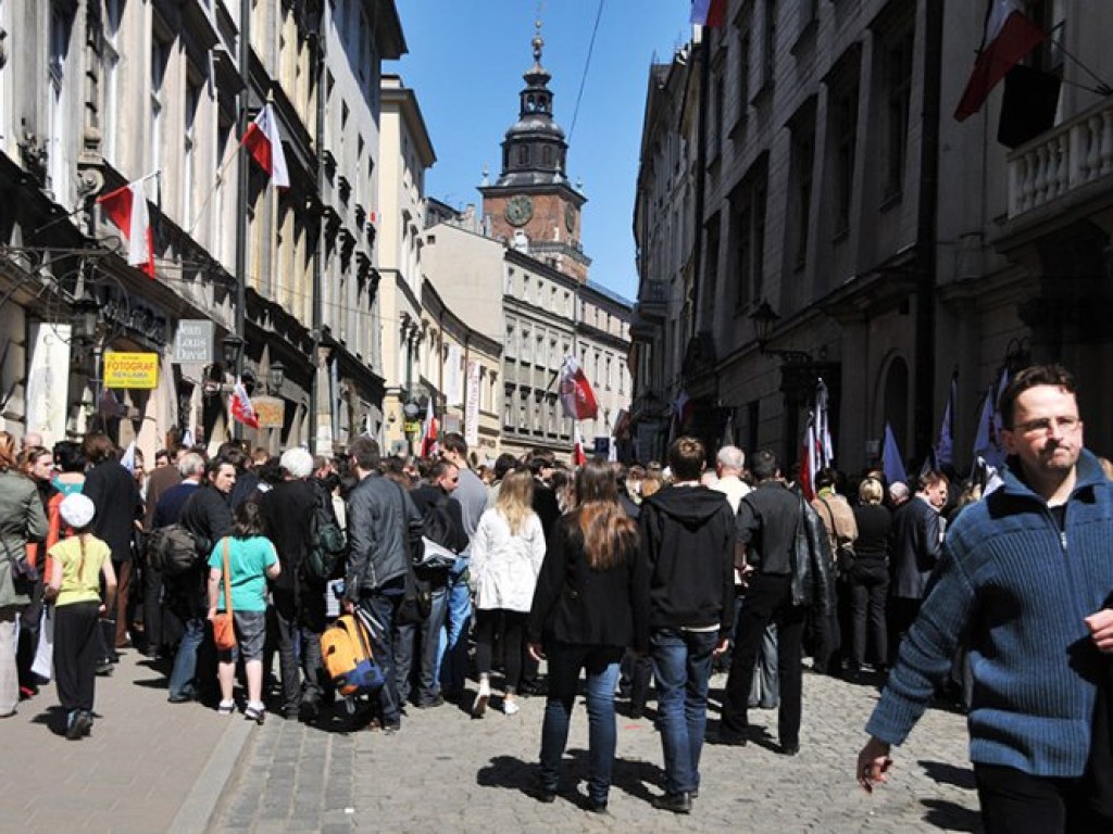 Ostatnie pożegnanie Marii i Lecha Kaczyńskich w Krakowie – 18.04.2010 r.