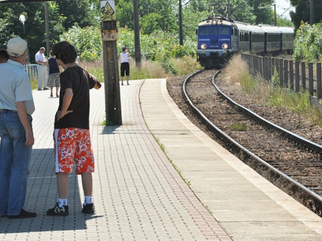 Chrzanów-Trzebinia. Przejazd pociągu Orient Express - 9.07.2010 r.