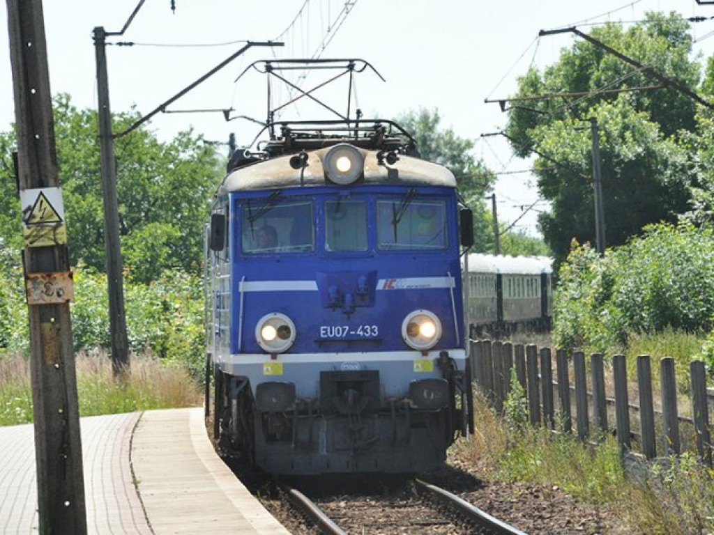 Chrzanów-Trzebinia. Przejazd pociągu Orient Express - 9.07.2010 r.