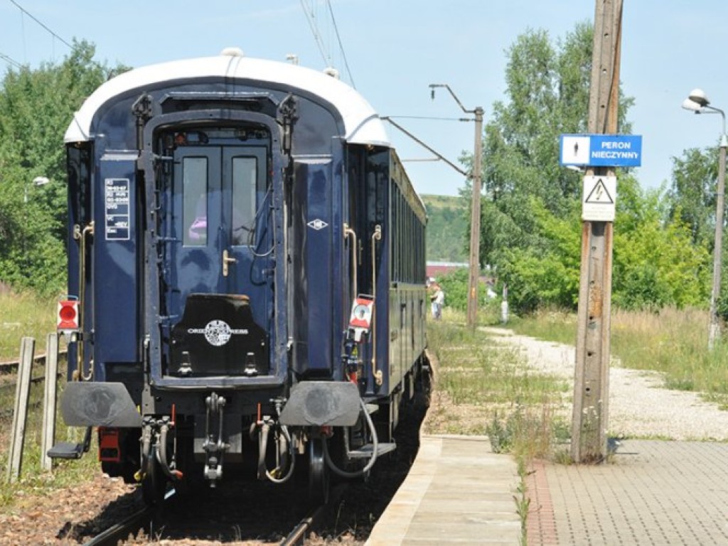 Chrzanów-Trzebinia. Przejazd pociągu Orient Express - 9.07.2010 r.