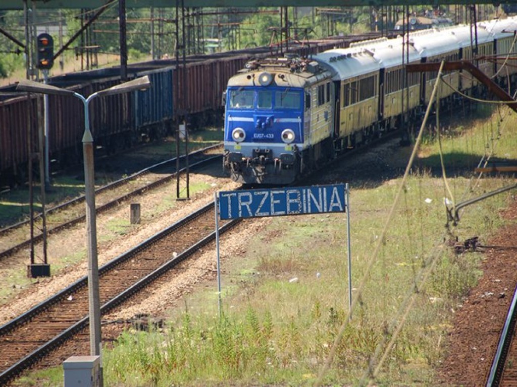 Chrzanów-Trzebinia. Przejazd pociągu Orient Express - 9.07.2010 r.