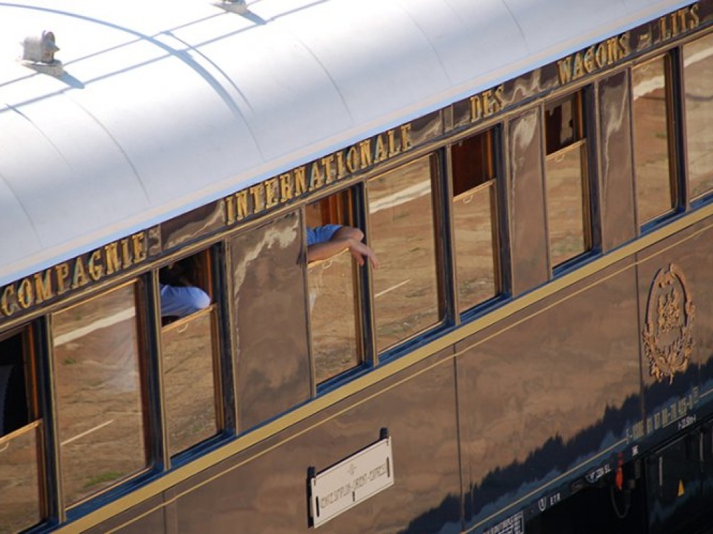 Chrzanów-Trzebinia. Przejazd pociągu Orient Express - 9.07.2010 r.