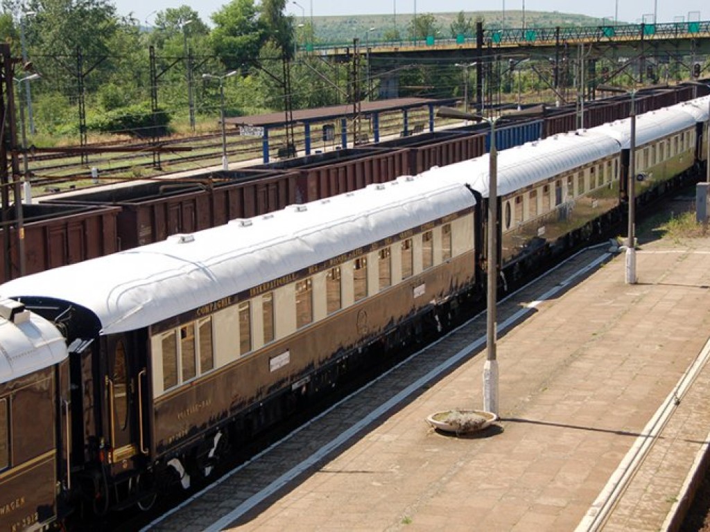 Chrzanów-Trzebinia. Przejazd pociągu Orient Express - 9.07.2010 r.