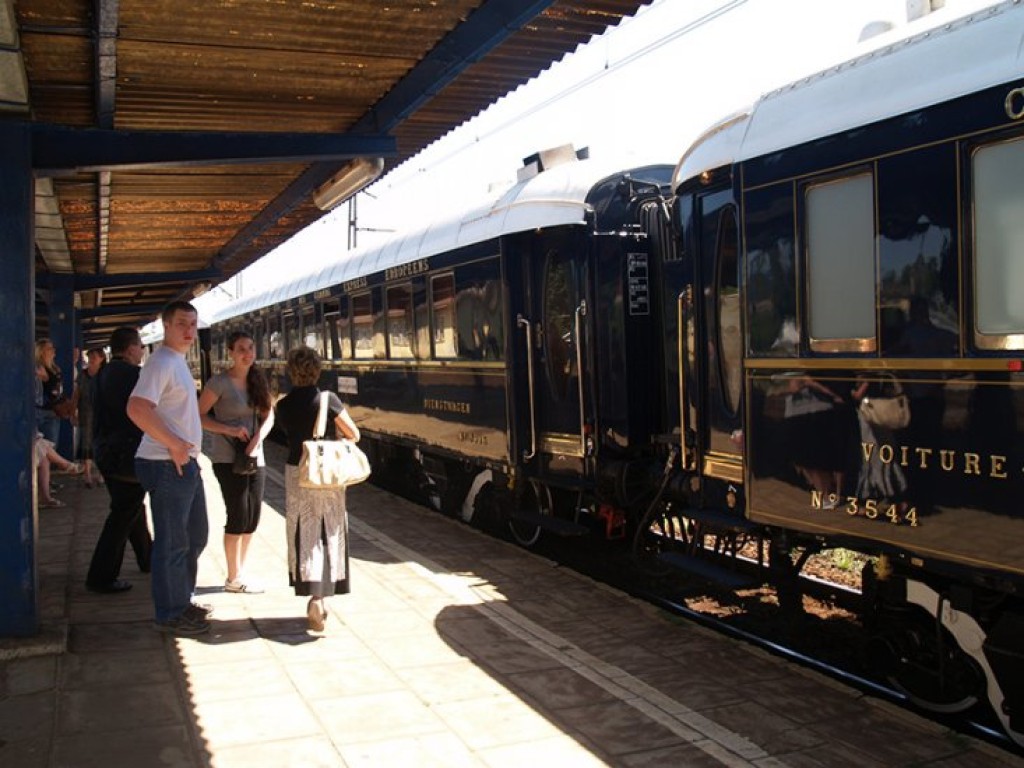 Chrzanów-Trzebinia. Przejazd pociągu Orient Express - 9.07.2010 r.