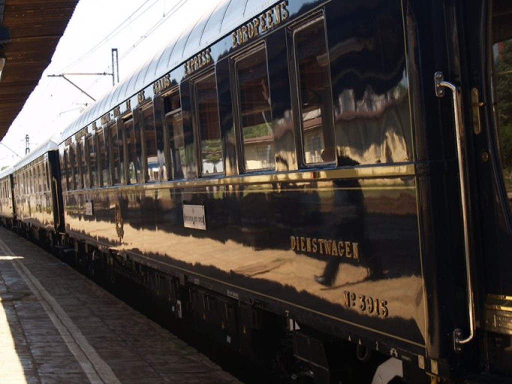 Chrzanów-Trzebinia. Przejazd pociągu Orient Express - 9.07.2010 r.
