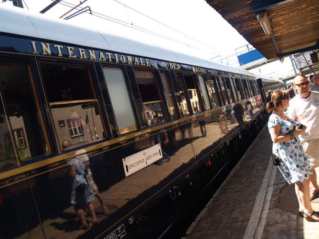 Chrzanów-Trzebinia. Przejazd pociągu Orient Express - 9.07.2010 r.