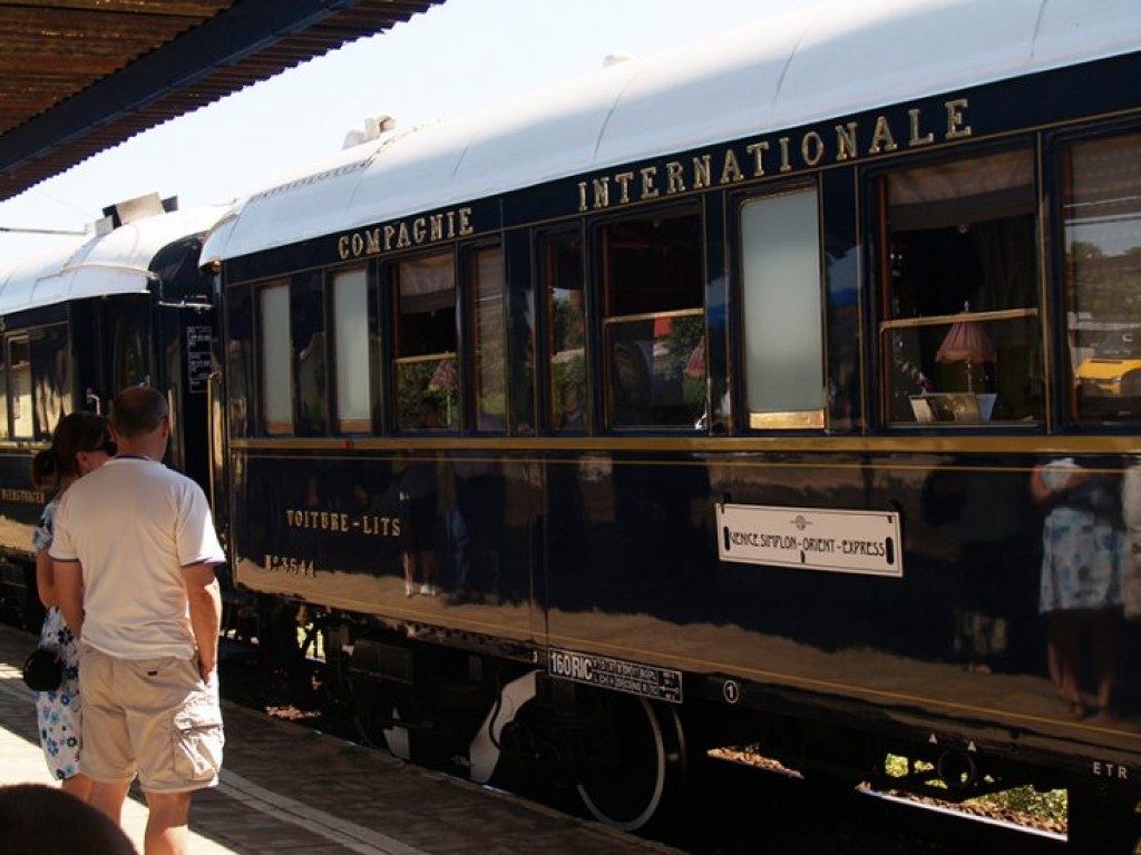 Chrzanów-Trzebinia. Przejazd pociągu Orient Express - 9.07.2010 r.