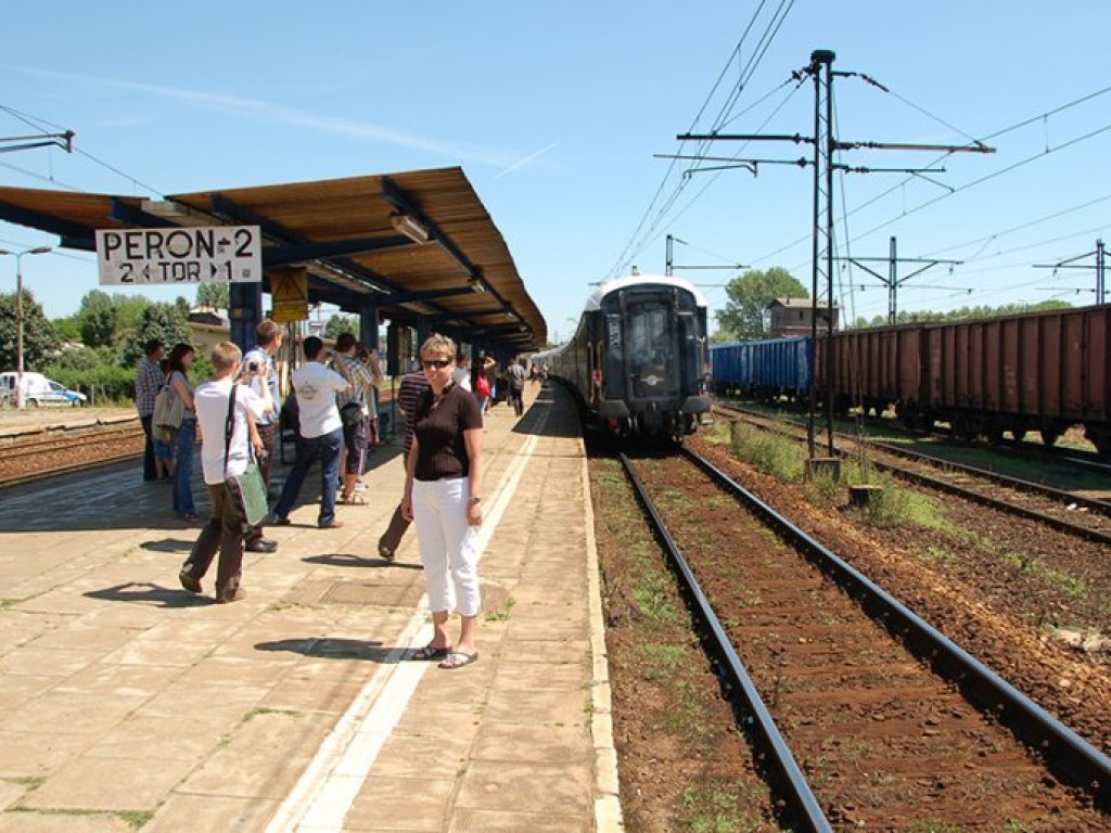Chrzanów-Trzebinia. Przejazd pociągu Orient Express - 9.07.2010 r.
