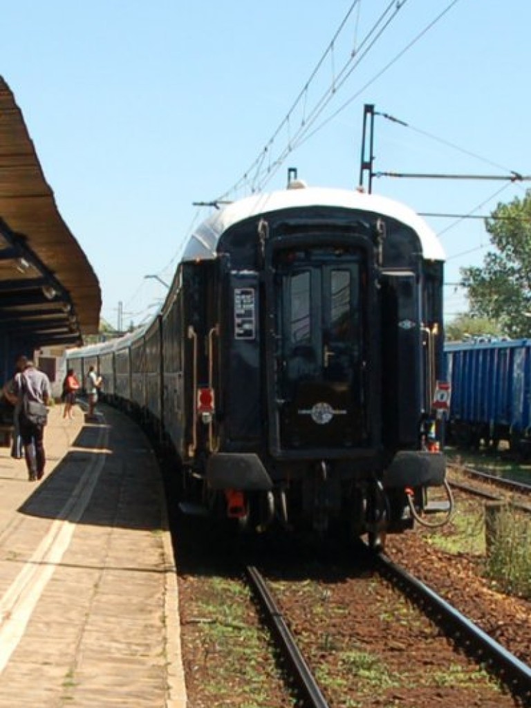 Chrzanów-Trzebinia. Przejazd pociągu Orient Express - 9.07.2010 r.