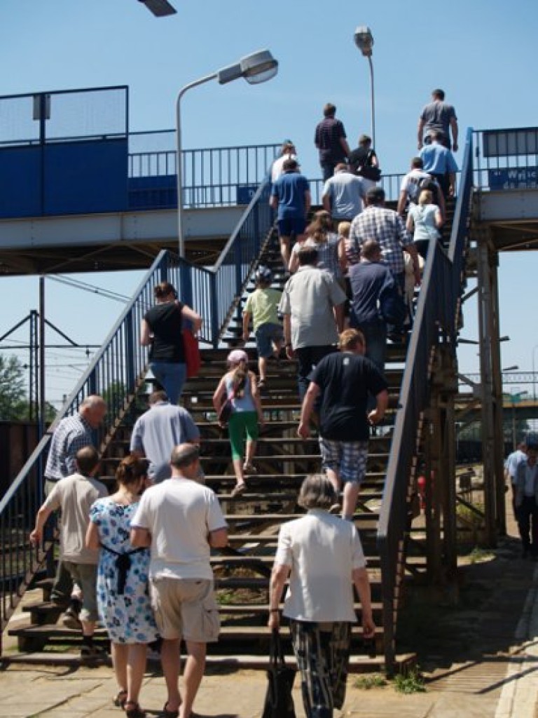 Chrzanów-Trzebinia. Przejazd pociągu Orient Express - 9.07.2010 r.