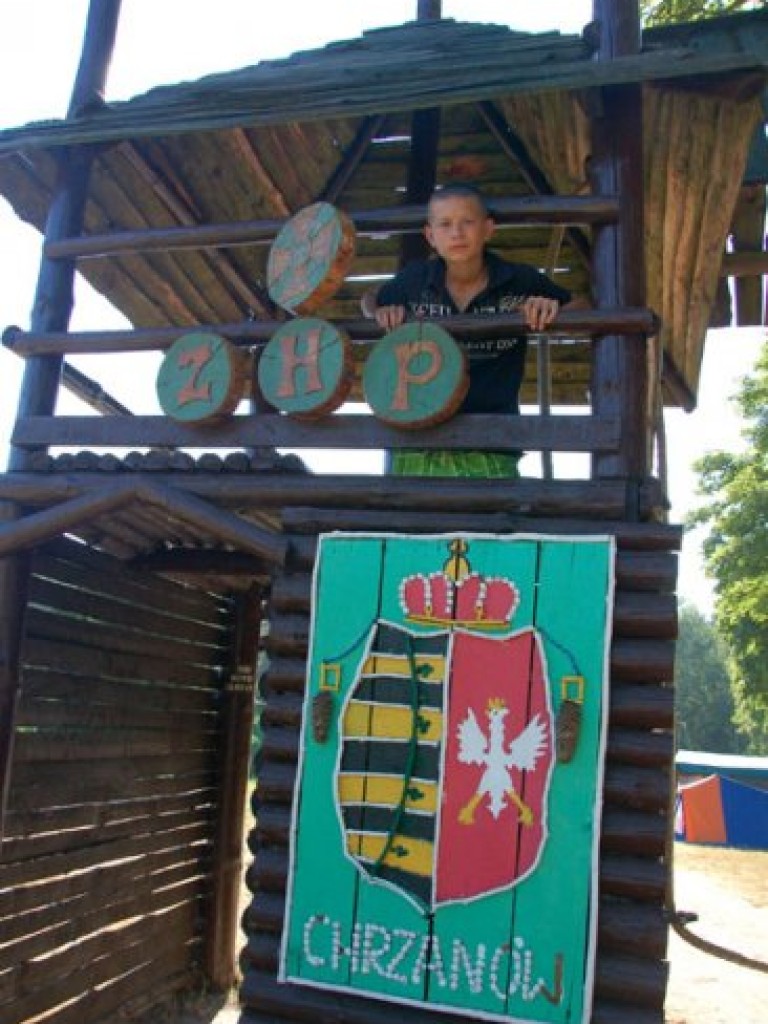 Wakacje na obozie w Szarym Dworze - lipiec 2010 r.